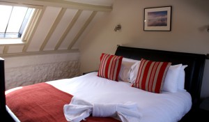 Attic suite bedroom