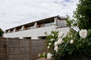 Our eco-friendly bedrooms from the outside