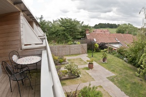 First floor double room private balcony