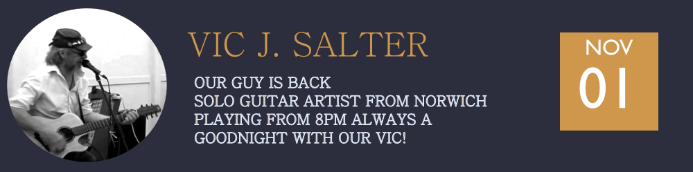 Vic J Slater solo guitarist 01st November